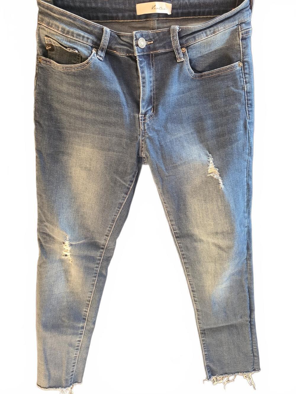 KanCan Women's Boot Cut Jeans Blue Stretch Denim Size 29